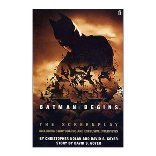 英文原版 Batman Begins: The Screenplay: Including Storyboards and Exclusive Interviews 蝙蝠侠 侠影之谜剧本 含分镜和独家