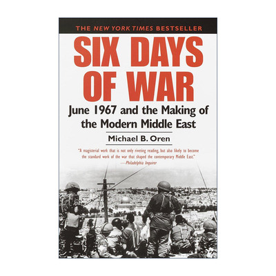 英文原版 Six Days of War 六日战争 1967年6月和现代中东的创生 Michael B Oren 英文版 进口英语原版书籍
