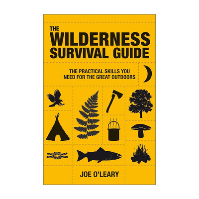 英文原版 The Wilderness Survival Guide 野外生存指南 丛林 荒野技巧 露营 Joe O'Leary 英文版 进口英语原版书籍