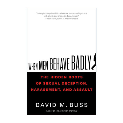英文原版 When Men Behave Badly 当男人行为不端时 精装 戴维·巴斯 英文版 进口英语原版书籍