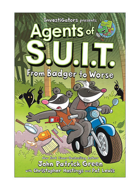 英文原版 InvestiGators Agents of S.U.I.T 鳄鱼侦查员外传侦查员2 精装 英文版 进口英语原版书籍