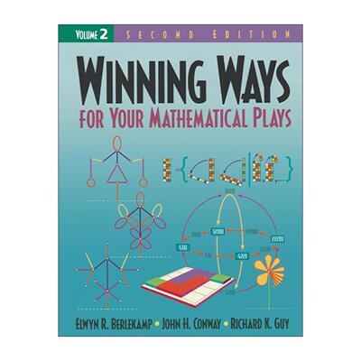 英文原版 Winning Ways for Your Mathematical Plays Volume 2 稳操胜券卷二 数学科学家埃尔温·伯利坎普 约翰·康威 博弈论