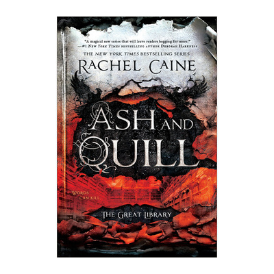 英文原版 Ash and Quill The Great Library 03 大图书馆系列3 火山灰和羽毛 青少年奇幻小说 Rachel Caine 英文版 进口英语原版书