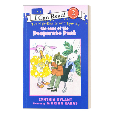 英文原版 The High-Rise Private Eyes #8 The Case of the Desperate Duck 摩天大楼私家侦探系列6 I Can Read 2 英文版 进口书籍