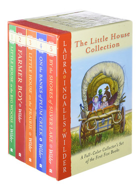Little House 5 Book Full Color Box Set 小木屋系列5本合集 英文原版儿童文学 进口课外英语阅读书籍