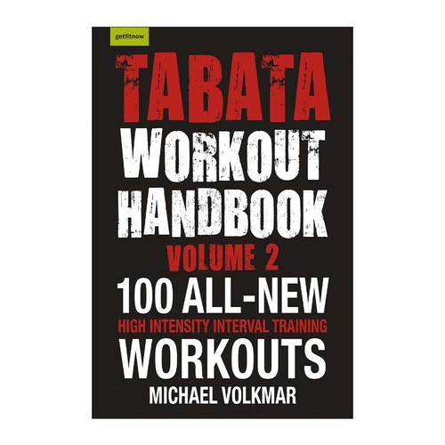 英文原版 Tabata Workout Handbook  Volume 2 塔巴塔训练手册 卷二 高强度间歇训练HIIT 健身指南 英文版 进口英语原版书籍