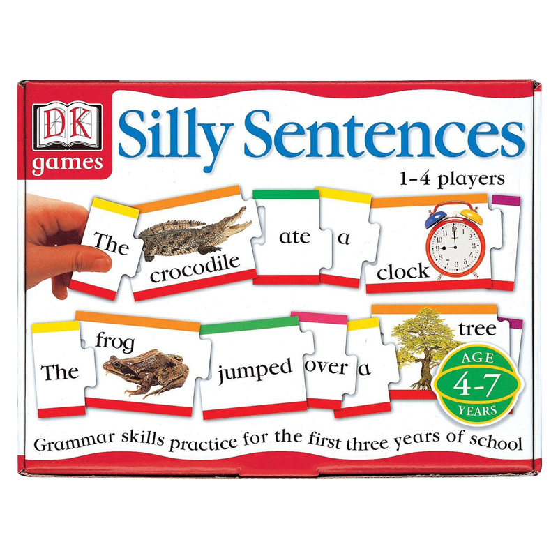 DK游戏 愚蠢的句子书 DK Games: Silly Sentences 英文原版亲子学习英文语法句子游戏卡片 英文版 进口英语书籍