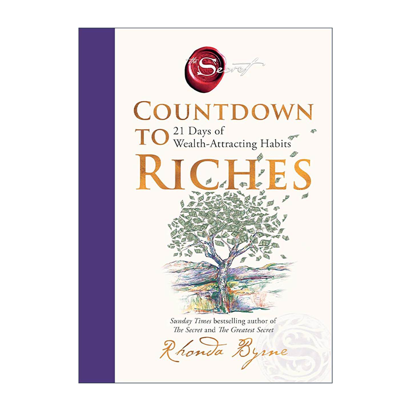 英文原版 Countdown to Riches 朗达拜恩 财富倒计时 21天吸引财富的习惯 精装 英文版 进口英语原版书籍