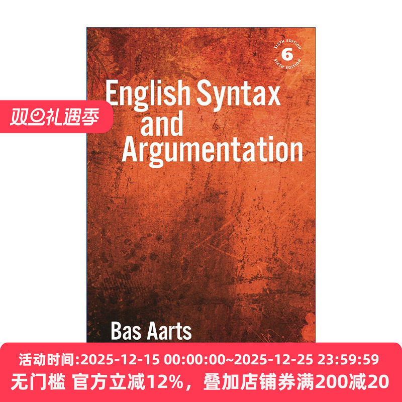 英文原版 English Syntax and Argumentation 英语句法与论证 Bas Aarts 英文版 进口英语原版书籍