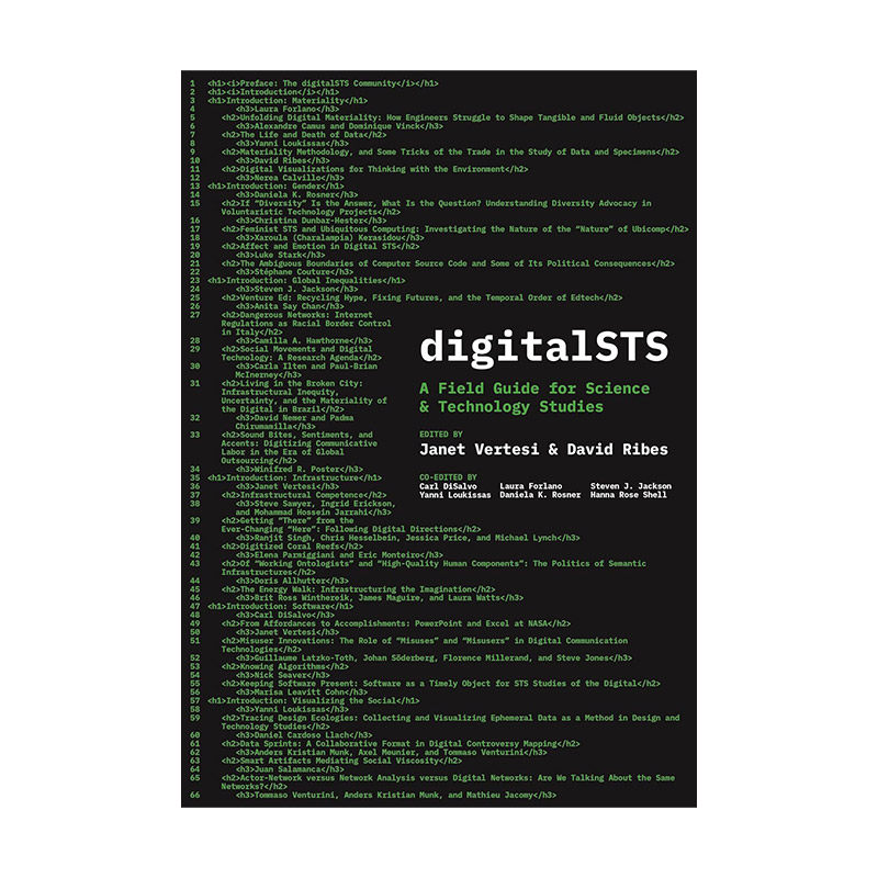 英文原版 digitalSTS 数字科技 科学技术研究现场指南 普林斯顿大学社会学助理教授Janet Vertesi英文版 进口英语原版书籍