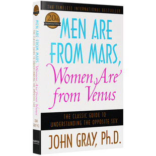 From Mars 小说 Men 进口书籍 英文原版 Are Venus 男人来自火星女人来自金星 Women