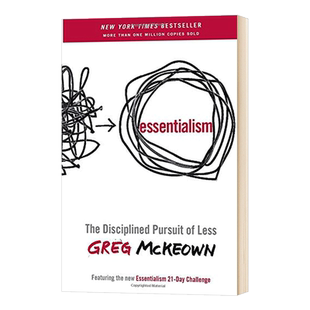 本质主义 Essentialism The Disciplined Pursuit of Less 英文原版自我管理 英文版进口原版英语书籍