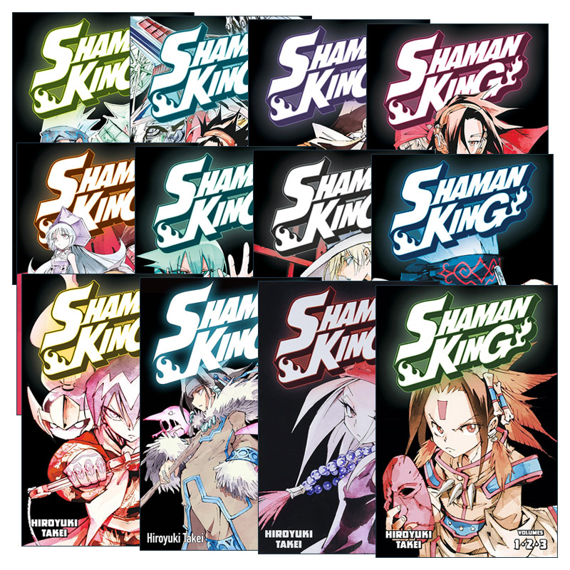英文原版 SHAMAN KING Omnibus 通灵王 精选集12册 同名动漫漫画 英文版 进口英语原版书籍