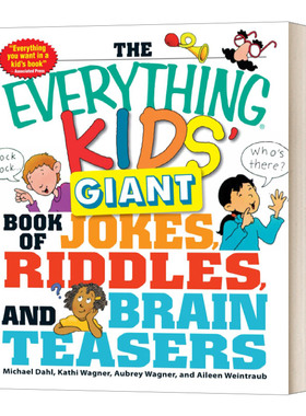 孩子的百宝箱 笑话谜语脑筋急转弯 The Everything Kids' Giant Book of Jokes Riddles and Brain Teasers 英文原版儿童益智游戏