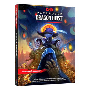 龙与地下城 深水城龙抢劫 精装 D&D Waterdeep Dragon Heist  英文原版艺术画册读物 进口英语书籍