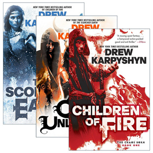 英文原版 The Chaos Born混沌诞生三部曲系列 套装3册 奇幻小说 火焰之子 焦土 混沌爆发 英文版 进口英语原版书籍