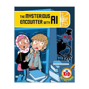 The 书籍 进口英语原版 与人工智能 Kid Detectives 神秘邂逅 Encounter Mysterious 英文版 英文原版 with 儿童侦探冒险故事