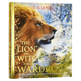 纳尼亚传奇2 狮子The Lion the Witch and the Wardrobe 女巫与魔衣橱 精装全彩彩绘版 英文原版儿童小说 进口英语书籍