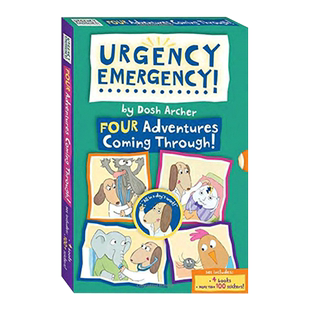 紧急 紧急 急诊室的故事1-4册 Urgency Emergency Boxed Set 1-4 英文原版儿童英语冒险故事书 进口书籍