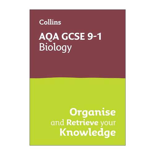 英文原版 Collins AQA GCSE 9-1 Biology Organise and Retrieve Your Knowledge 柯林斯初中生物复习与练习指南进口英语原版书籍