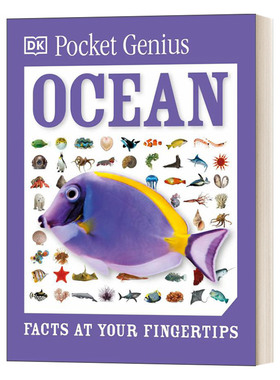 英文原版 Pocket Genius Ocean Facts at Your Fingertips DK百科知识口袋书 口袋天才系列 海洋 英文版 进口英语原版书籍