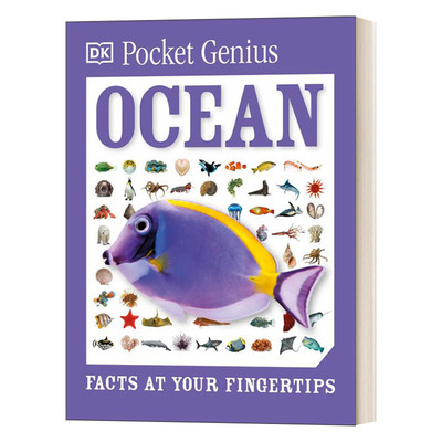 英文原版 Pocket Genius Ocean Facts at Your Fingertips DK百科知识口袋书 口袋天才系列 海洋 英文版 进口英语原版书籍