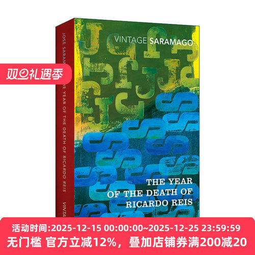 英文原版小说 The Year Of The Death Of Ricardo Reis 里卡尔多·雷耶斯离世那年 若泽·萨拉马戈 英文版 进口英语原版书籍