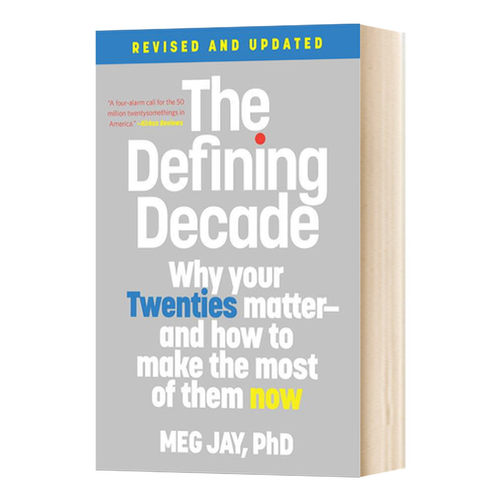 定义十年 20岁 光阴不再来 美版 The Defining Decade 英文原版心理读物书籍