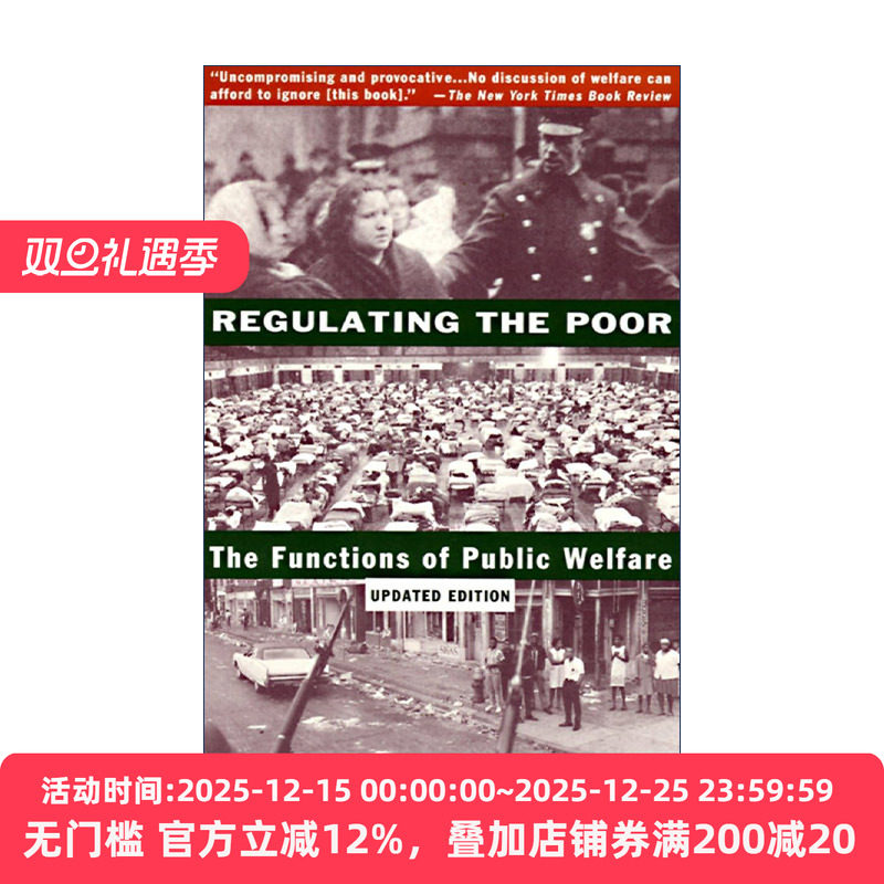Regulating the Poor 监管穷人 公共福利的功能 社会学 Frances Fox Piven