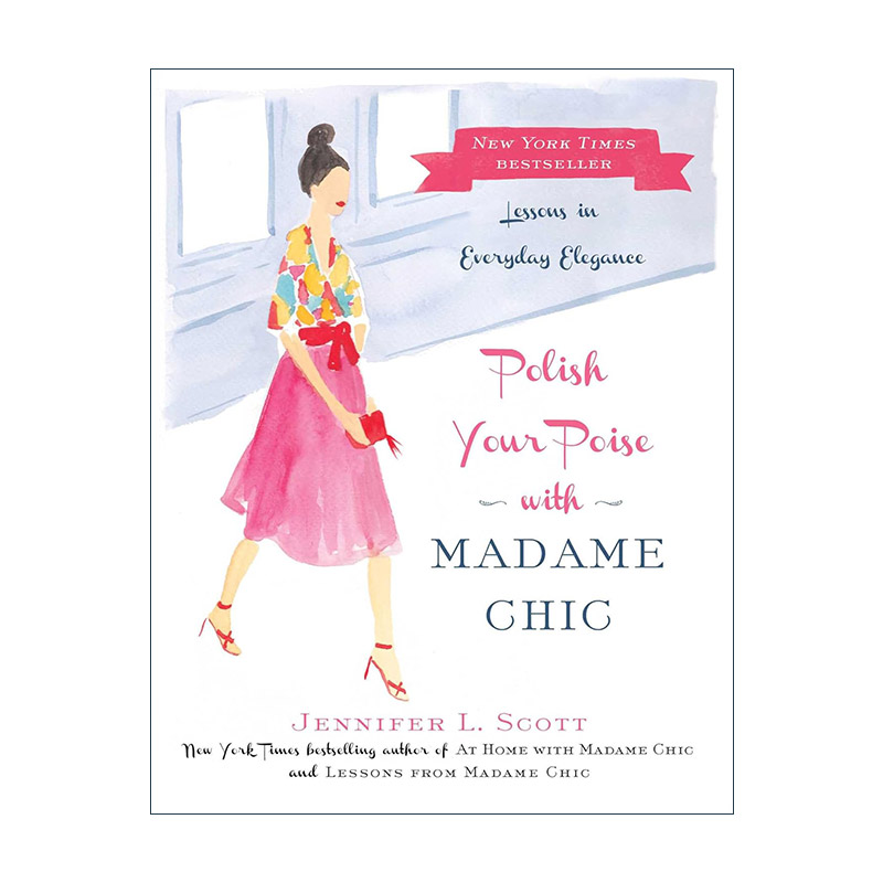 英文原版 Polish Your Poise with Madame Chic 跟巴黎名媛学气质 精装 英文版 进口英语原版书籍 书籍/杂志/报纸 人文社科类原版书 原图主图