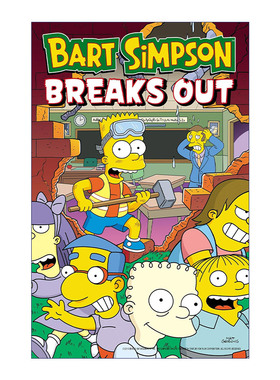 Bart Simpson Breaks Out 辛普森一家漫画 英文原版漫画 进口英语书籍