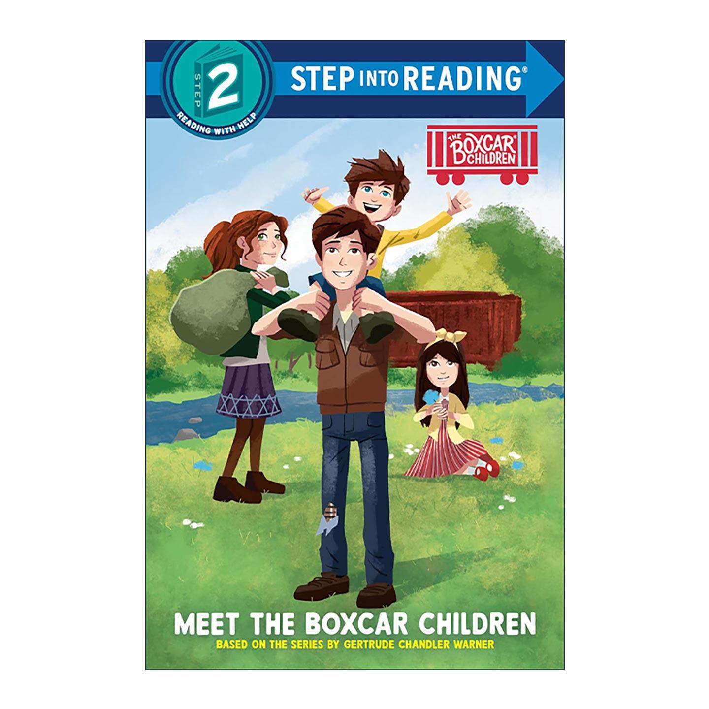 英文原版 Step into Reading 2 Meet the Boxcar Children Boxcar Children Early Reader 遇见 棚车少年系列 进口英语原版书籍