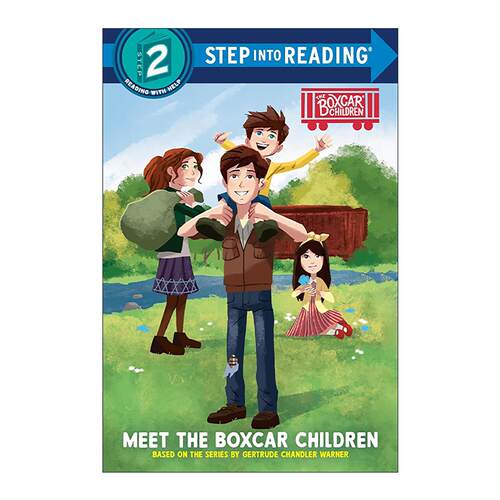 英文原版 Step into Reading 2 Meet the Boxcar Children Boxcar Children Early Reader 遇见 棚车少年系列 进口英语原版书籍