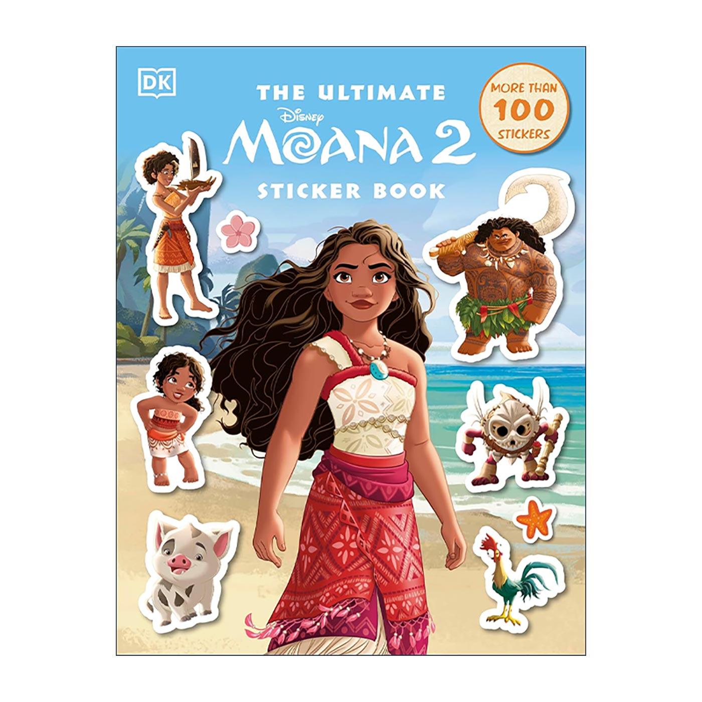 英文原版 Disney Moana 2 Ultimate Sticker Book 海洋奇缘2 贴纸 迪士尼动画电影周边 英文版 进口英语原版书籍