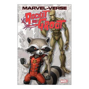 英文版 书籍 Rocket 漫威宇宙 火箭浣熊与格鲁特 Groot Verse 进口英语原版 英文原版 漫画 Marvel