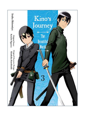 英文原版 Kino's Journey the Beautiful World Vol.3 奇诺之旅 卷三 同名动漫漫画 时雨泽惠一 英文版 进口英语原版书籍