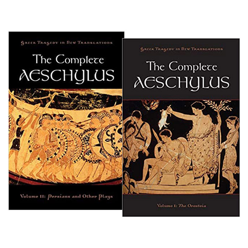 英文原版 The Complete Aeschylus 埃斯库罗斯全集 第1-2卷 奥瑞斯提亚 波斯人和其他戏剧 英文版 进口英语原版书籍