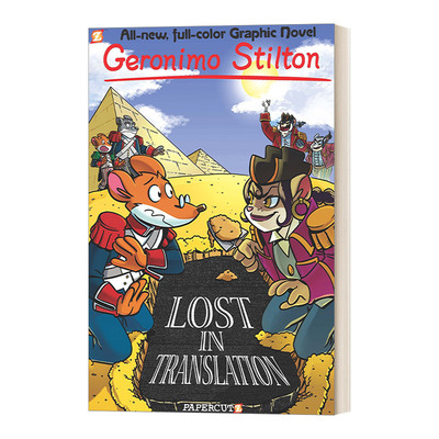 英文原版 Geronimo Stilton Graphic Novels #19 Lost in Translation 老鼠记者漫画#19 英文版 进口英语原版书籍