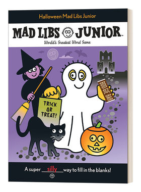 英文原版 Halloween Mad Libs Junior World's Greatest Word Game 万圣节 儿童英语文字游戏 英文版 进口英语原版书籍