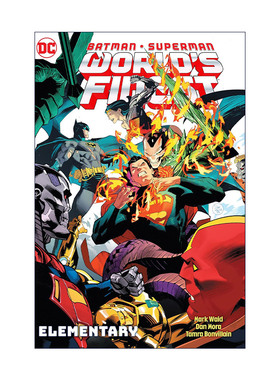 英文原版 Batman Superman World's Finest 3 Elementary 蝙蝠侠超人世界拍档系列3 基础 DC漫画 精装 进口英语原版书籍