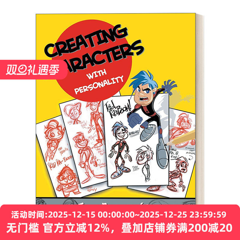 英文原版 Creating Characters with Personality 动漫游戏学院 迪士尼动画大师的角色设计课 Tom Bancroft 英文版 进口英语书籍