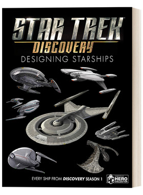 Star Trek Designing Starships Volume 4 星际迷航 设计星际飞船 第4卷 发现 精装插图版 英文原版科幻电影艺术画册 进口书籍