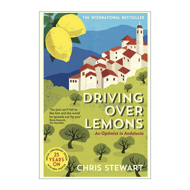 英文原版 Driving Over Lemons 吉他羊奶天堂 克里斯·斯图尔特 西班牙旅居生活 英文版 进口英语原版书籍