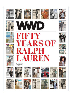 英文原版 WWD Fifty Years of Ralph Laure 女装日报拉尔夫劳伦的五十年 精装 英文版 进口英语原版书籍