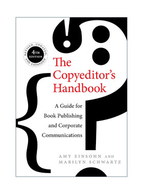 英文原版 The Copyeditor's Handbook 文案编辑手册 图书出版和企业传播指南 第四版 Amy Einsohn 英文版 进口英语原版书籍