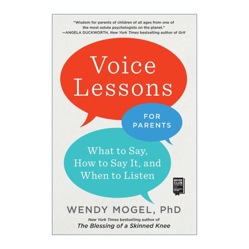 英文原版 Voice Lessons for Parents 父母说话的艺术 通过语言与孩子建立纽带 英文版 进口英语原版书籍