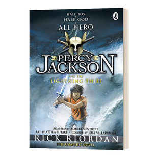 波西·杰克逊与神火之盗 漫画版1 Percy Jackson and the Lightning Thief The Graphic Novel 英文原版动漫读物 进口英语书籍