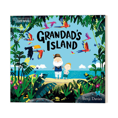 英文原版绘本 Grandad's Island 爷爷的天堂岛 班吉戴维斯绘本 Benji Davies 英文版 进口英语原版书籍