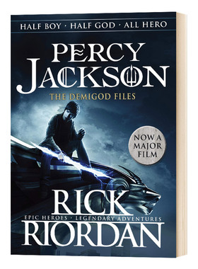 Percy Jackson The Demigod Files 波西杰克逊 缺爱的半神 电影封面 英文原版科幻小说故事 进口文学英语书籍