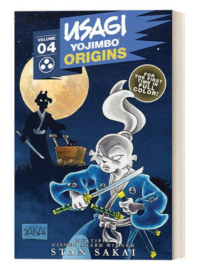 英文原版 Usagi Yojimbo Origins  Vol. 4 兔子起源系列4 孤独的山羊孩子 兔子浪人 彩色漫画 兔子武士 Stan Sakai 英文版 进口书